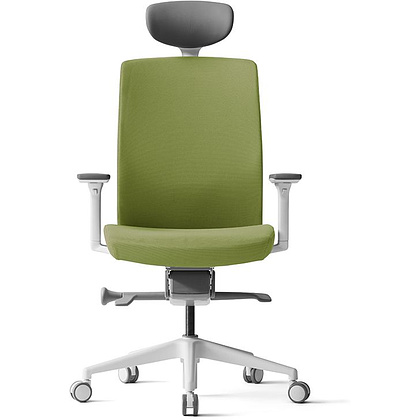 Кресло для руководителя "BESTUHL J2", ткань, пластик, зеленый - 2