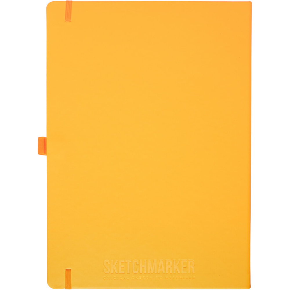 Скетчбук "Sketchmarker", 21x29,7 см, 140 г/м2, 80 листов, оранжевый неон - 2