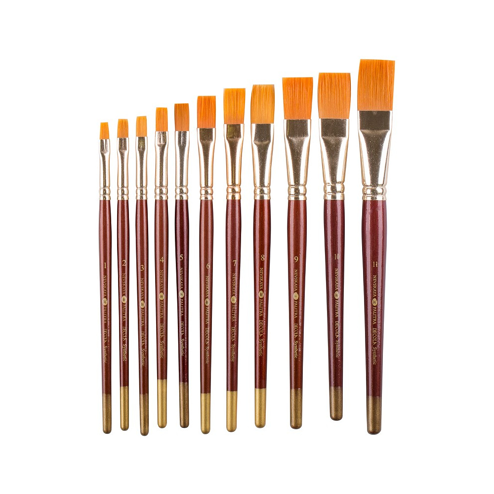 Кисть "Decola", синтетика, плоская, №6 - 3