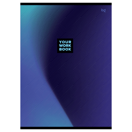 Тетрадь "Monocolor. Gradient", А4, 48 листов, клетка, скоба сбоку, ассорти - 2
