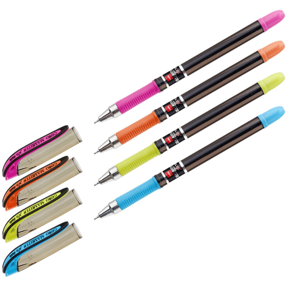 Ручка шариковая "Maxriter XS", 0.7 мм, черный, ассорти, стерж. синий - 2