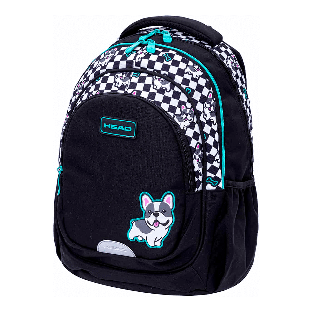 Рюкзак школьный "Cute Puppy", черный - 2