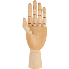 Манекен рука "Сонет" женская левая, деревянный, 25 см