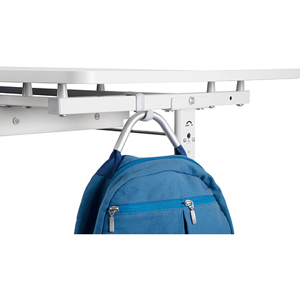 Комплект Ergosmart ученический Smart 100: парта E603 GREY, полка к парте E611 WHITE, накладка  на стол Е511 - 7