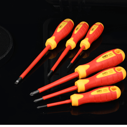Набор диэлектрических отверток Deli YS EDL510006T, 3 SL, 3 PH - 4