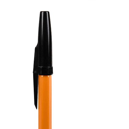 Ручка шариковая "Corvina", 1.0 мм, оранжевый, черный, стерж. черный - 7