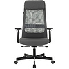 Кресло для руководителя Бюрократ T-995, ткань, сетка, серый, металл черный - 2