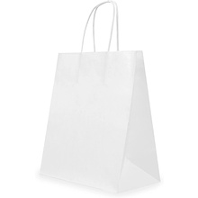 Пакет бумажный, белый, 70, с кручеными ручками, 350х150х450 мм