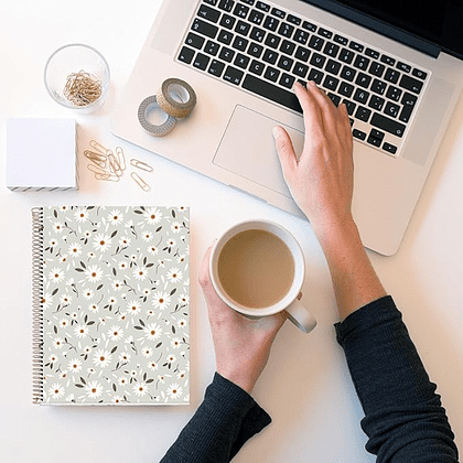 Тетрадь Miquelrius "Green Sp. Flowers", А4, 120 листов, клетка - 4