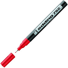 Маркер перманентный на нитрокраске Edding "792", черный