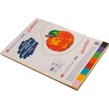 Бумага цветная "Я - Художник!", А4, 8 цветов, 48 листов, двусторонняя - 2