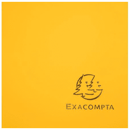 Папка на резинках "Exacompta", A4, 15 мм, полипропилен, желтый - 4