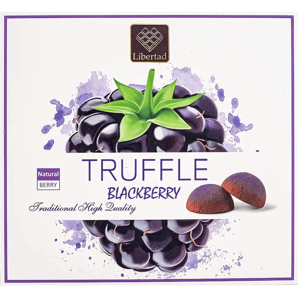 Конфеты "Libertad", 120 г, трюфели в ежевичной обсыпке