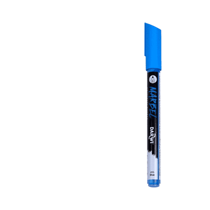 Маркер акриловый "Darwi.Marbel" 215, синий