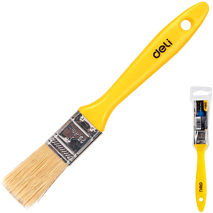 Кисть малярная Deli "EDL509111", плоская, 1"  - 2