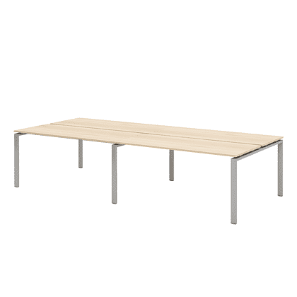 Коллекция Титан Бенч-система линейная на 4 рабочих места ТН312ТР-2х2+ТН312К-22, 2400х1450х742