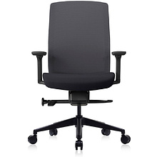 Кресло для руководителя Bestuhl "J1", сетка, ткань, пластик, черный 