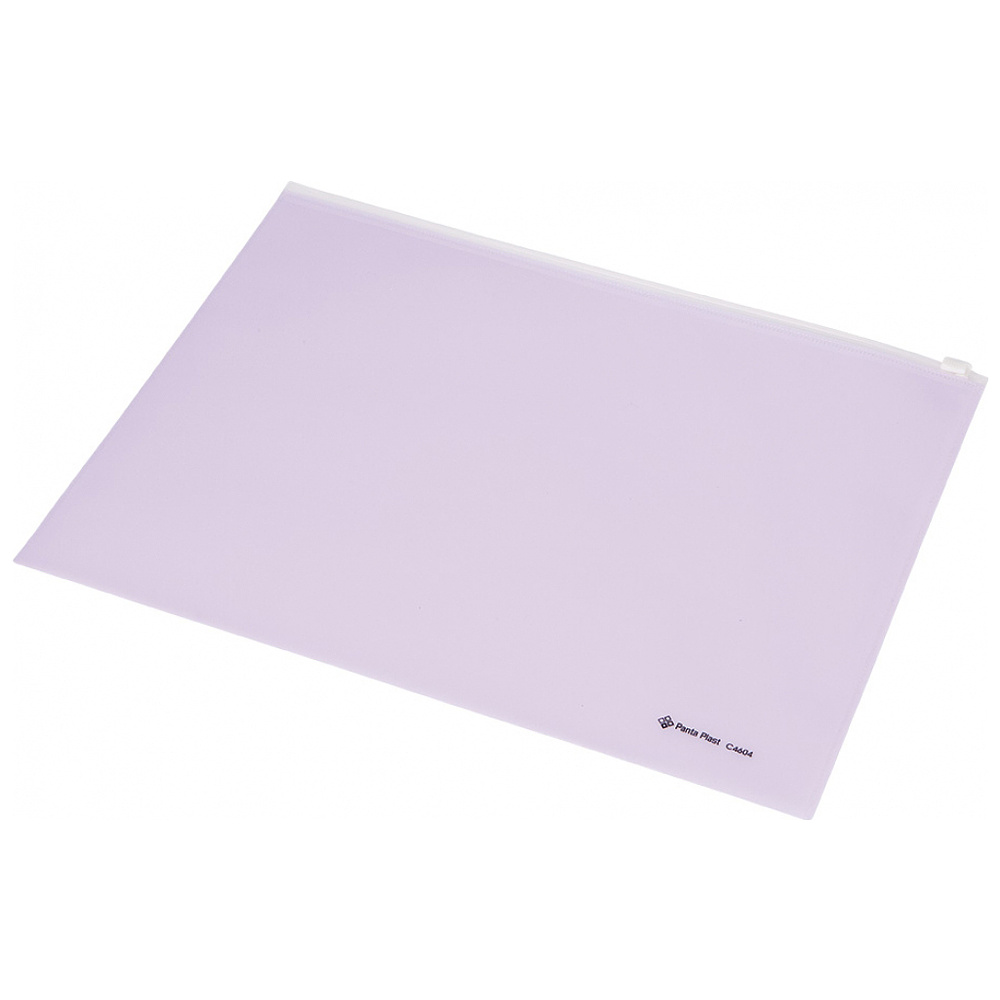 Папка-конверт на молнии Panta Plast "C4604", А4, лиловый