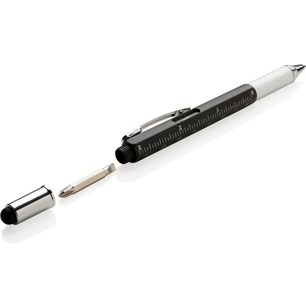 Ручка многофункциональная "P221.561" со стилусом, черный, стерж. синий - 6