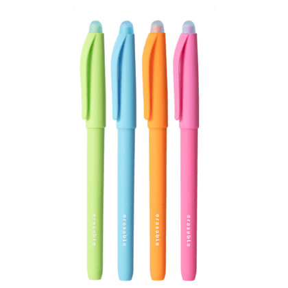 Ручка гелевая "Erasable", 0.5 мм, ассорти, стерж. синий