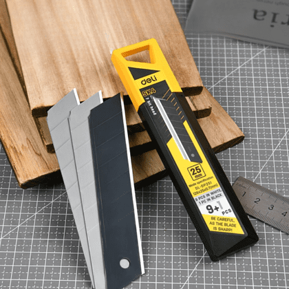 Лезвие для строительного ножа Deli EDL-DP251, 25 мм, 10 шт. - 3