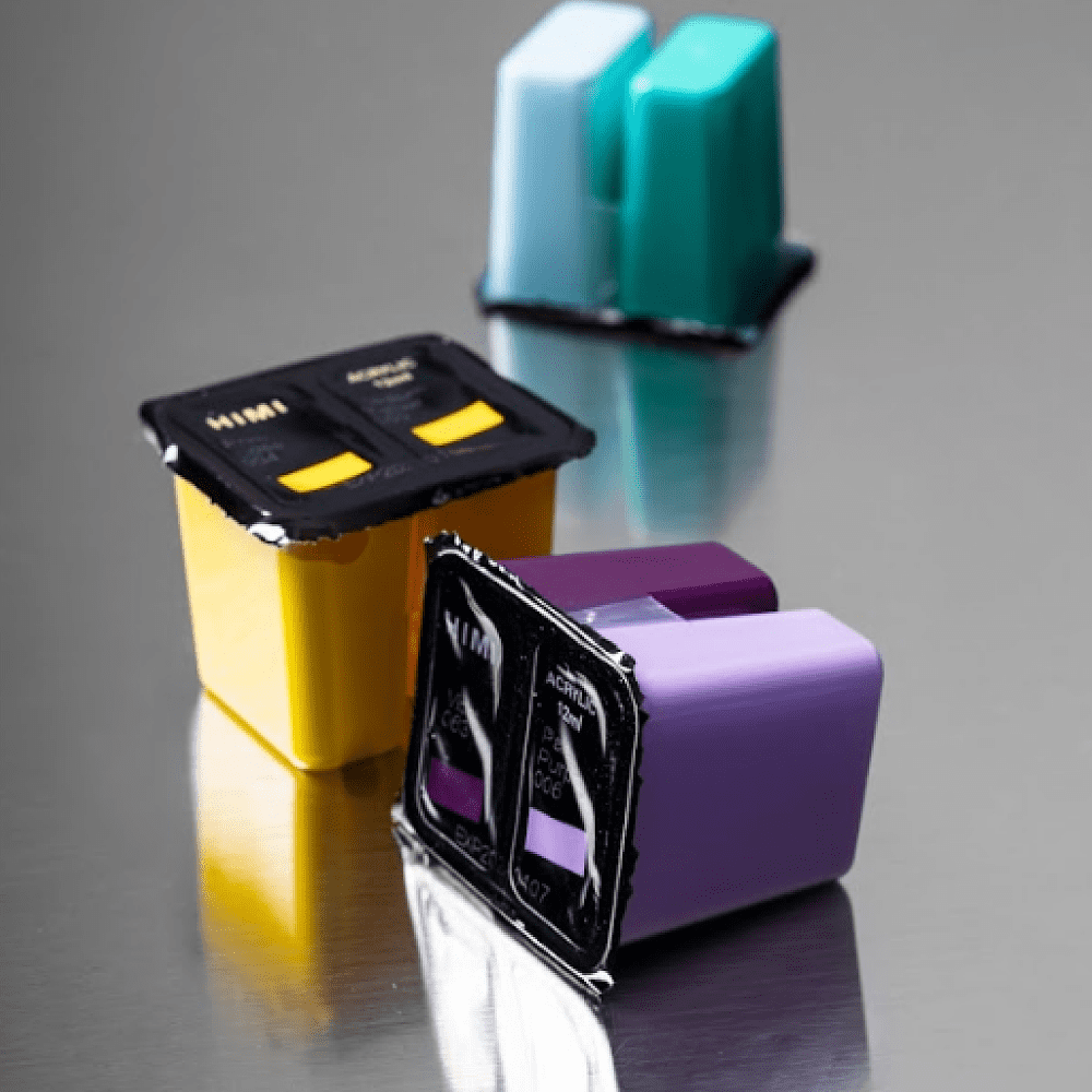 Краски акриловые"Himi Jelly Cup", набор 48 цветов, 12 мл, кювета, пластиковый футляр - 11