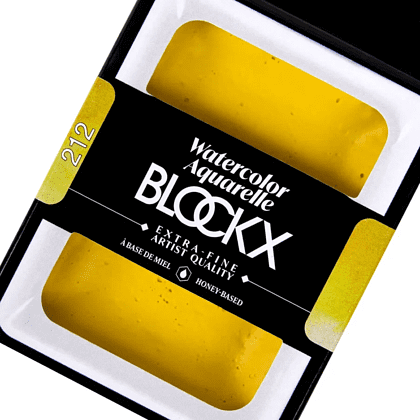 Краски акварельные "Blockx. Giant pan" 112 неаполитанский желтый, 18 мл., кювета - 3