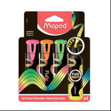 Набор текстовых маркеров Maped "Fluo Flex"