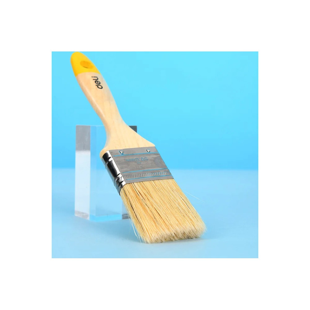 Кисть малярная плоская Deli YS EDL509122, 2"-50 мм, деревянная рукоятка, искусственная щетина - 2