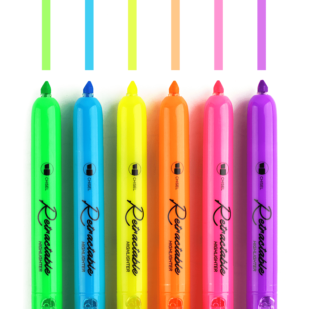 Маркер текстовый автоматический "Retractable", фиолетовый - 2