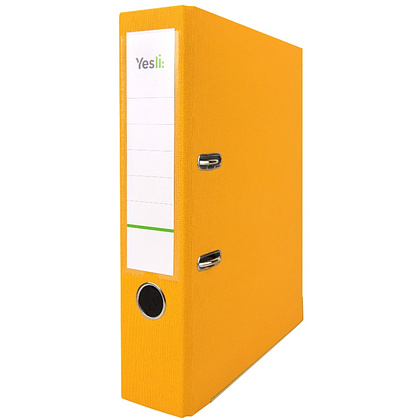 Папка-регистратор "Yesli:", А4, 75 мм, ПВХ Эко, желтый