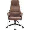 Кресло компьютерное EVERPROF Otto, Black ткань, коричневый, металл, корпус черный - 2