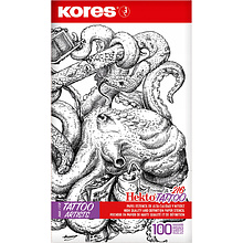 Бумага копировальная для татуировок "Kores Tattoo", A4, 100 листов