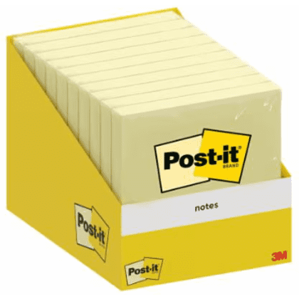 Бумага для заметок "Post-it Notes", 76х76 мм, 100 листов, канареечно желтый - 2