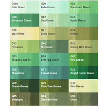 Маркер перманентный "Copic Sketch", G-000 бледный зеленый