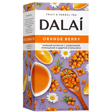 Чайный напиток "Dalai" Orange berry, 25 пакетиков х 1.2 г