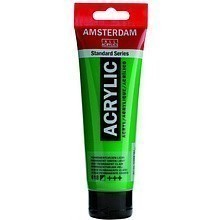 Краски акриловые "Amsterdam", 618 светлый зелёный прочный, 120 мл, туба