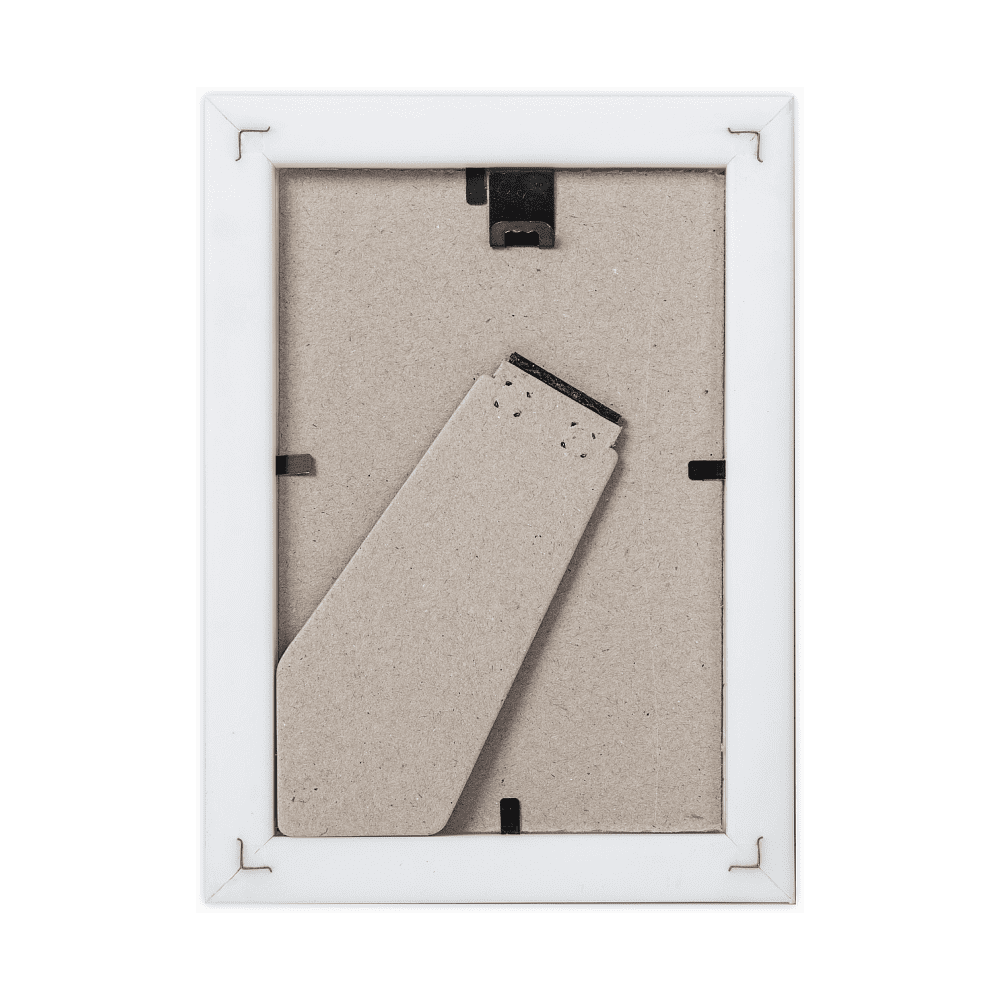 Фоторамка "П3-300 Zebra", 10х15 см, пластик, с ножкой, белый - 5