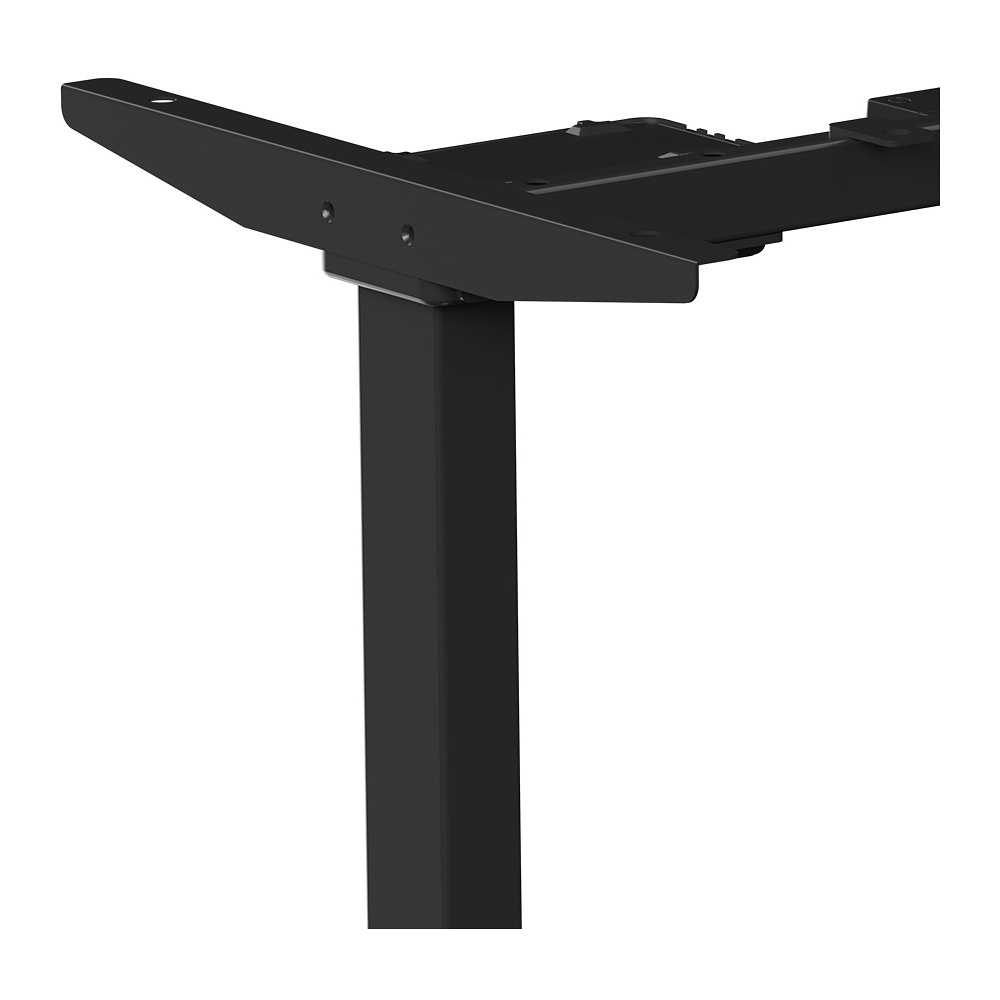 Стол с электроприводом WellDesk Prime 1300x675х18 черный/дуб канзас коричневый (9191461+9072451) - 7