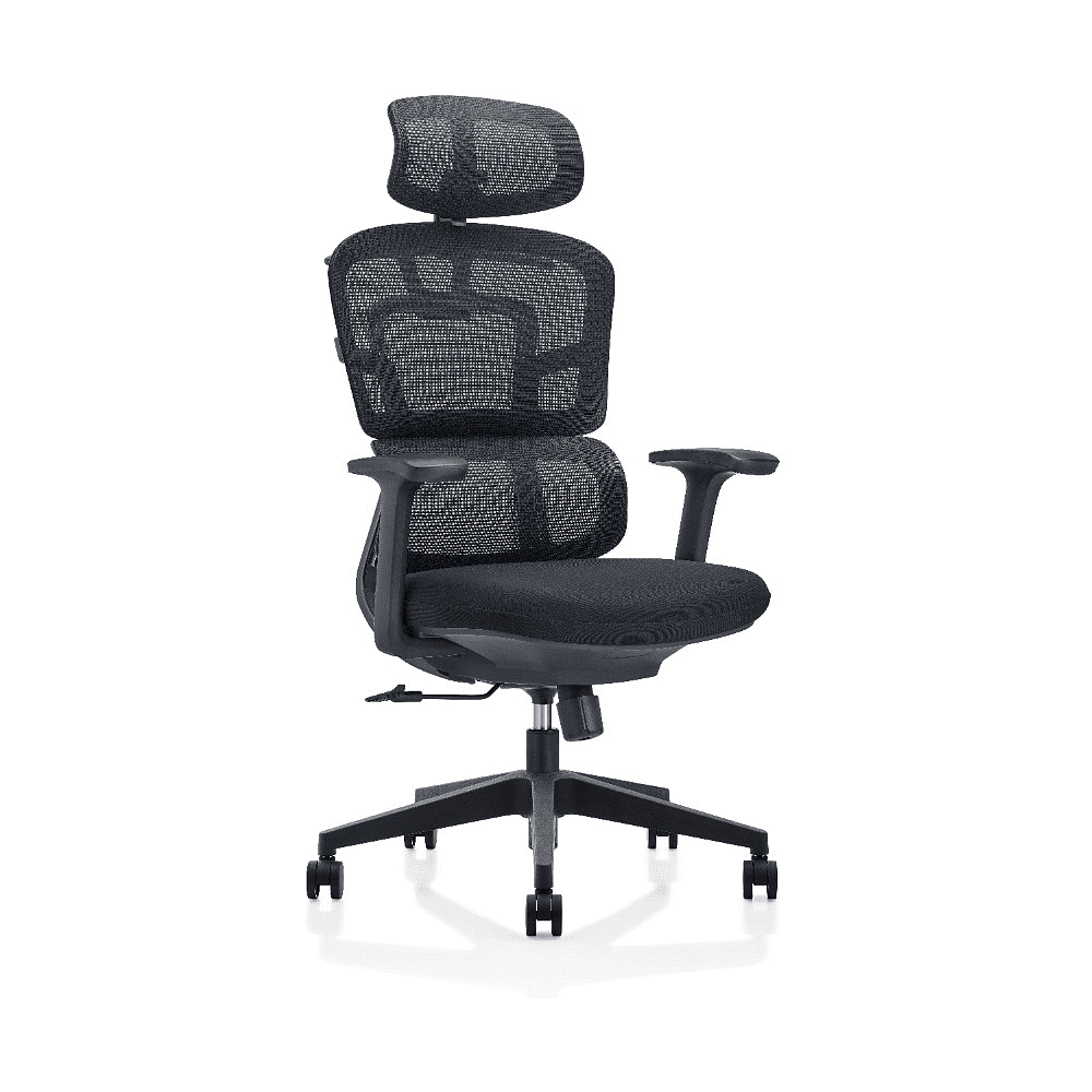 Кресло для руководителя SitZone U-062A сетка, пластик, черный, -30% - 2
