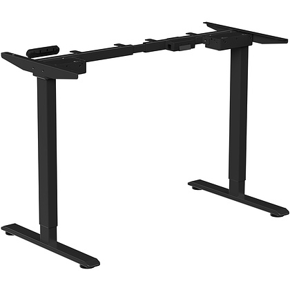 Стол с электроприводом WellDesk Prime 1300x675х18 черный/дуб хантон темный (9191461+9178197) - 5