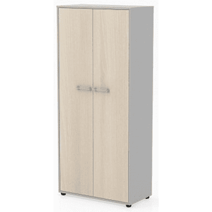 Коллекция Титан Шкаф ТН450/2+ТНД52+ТНТ80/2, 800х400х1825, с глухими высокими дверями и топом