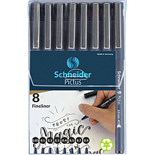 Набор ручек капиллярных "Schneider Fineliner Pictus"