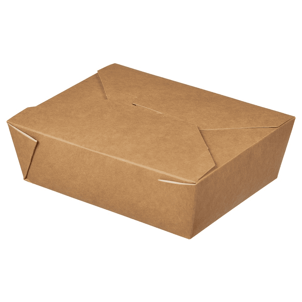 Контейнер бумажный, 950 мл, Fold Box, 170/135х155/120х50, 40 шт, крафт - 2