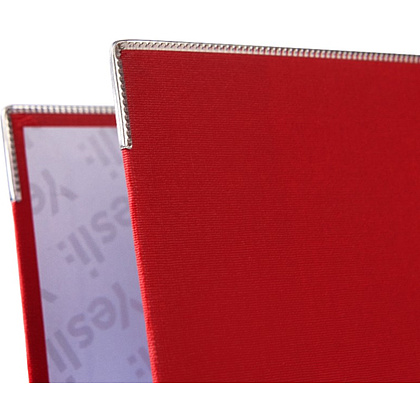 Папка-регистратор "Yesli:", А4, 50 мм, ПВХ Эко, красный - 6