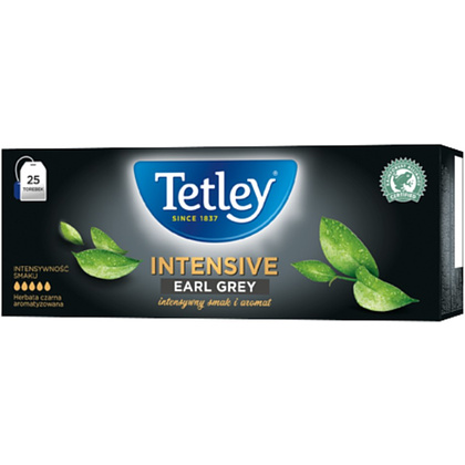 Чай "Tetley" Intensive Earl Grey, 25 пакетиков x2 г, черный