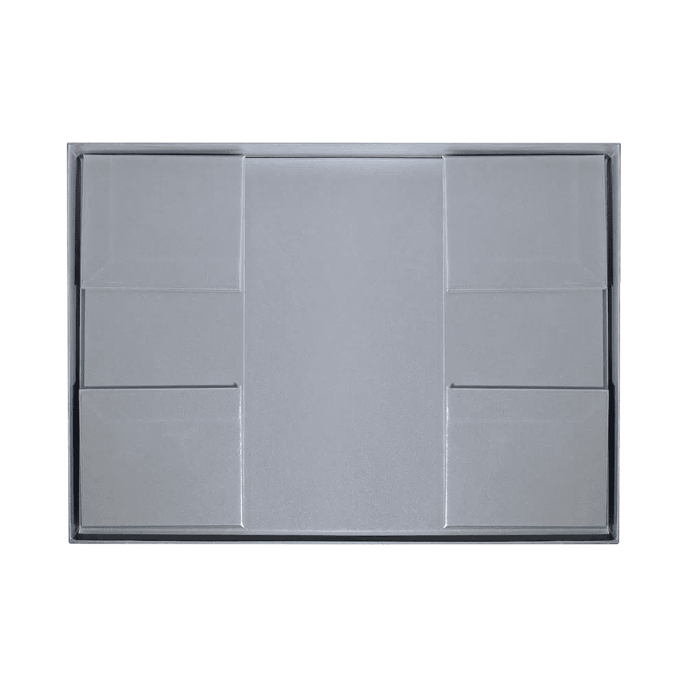 Коробка подарочная картонная, 223х308х95 мм, серебро - 3