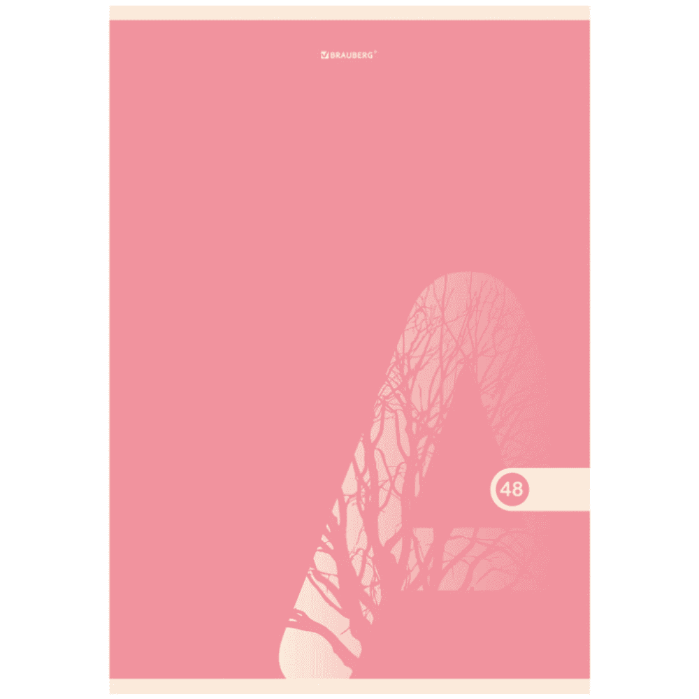 Тетрадь "Pastel", А4, 48 листов, в клетку, ассорти - 4