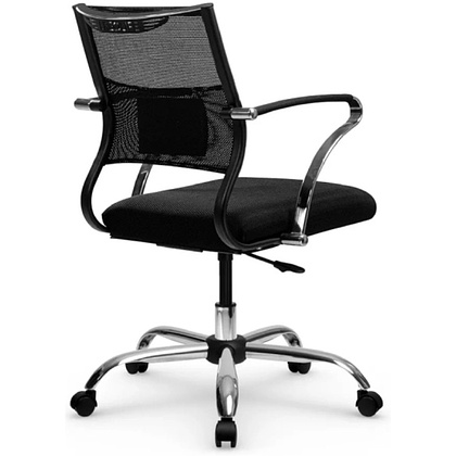 Кресло компьютерное ErgoLife Sit Air M4-290K, ткань,сетка, черный - 2