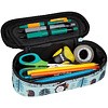 Пенал CoolPack "Shoppy", 1 отделение, голубой, черный - 2